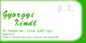 gyorgyi kindl business card